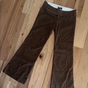 Y2K Abercrombie & Fitch Chocolate brown Flare bootcut corduroy Pants 6 low rise